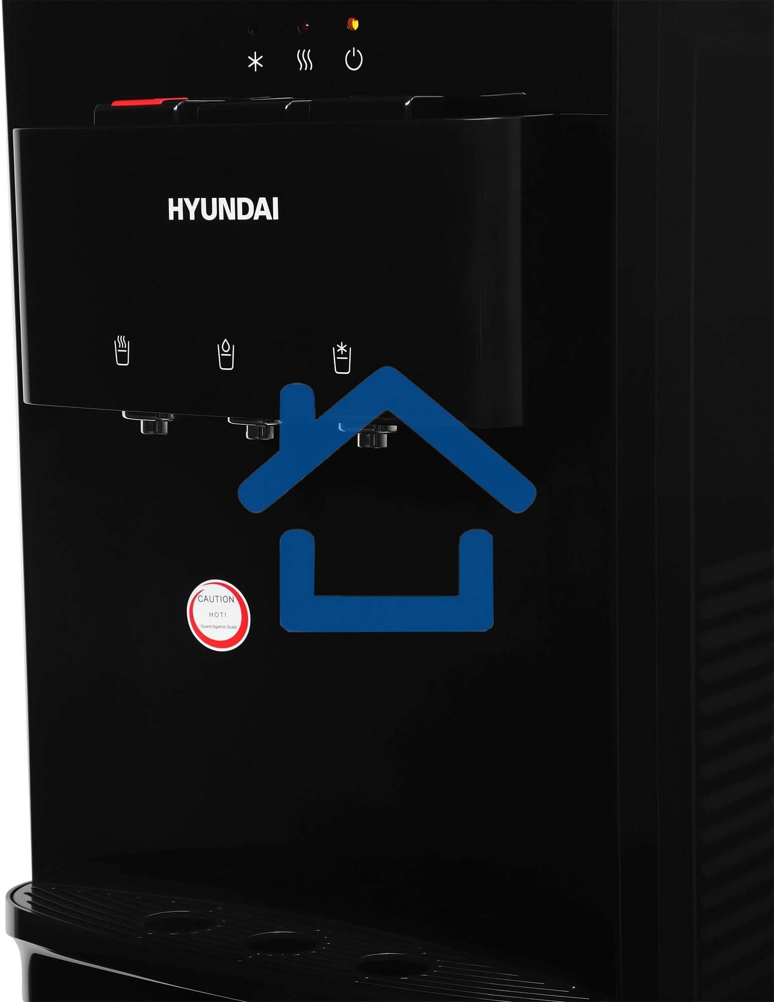 Кулер Hyundai H-WD2155E напольный электронный черный