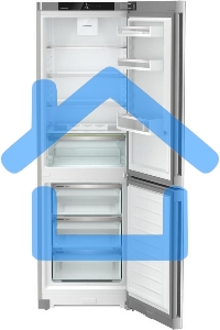 Холодильник Liebherr CNSFD 5203-22 001 серебристый двухкамерный 225/94 л морозилка снизу, No Frost