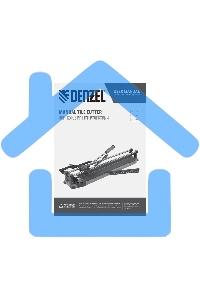 Плиткорез 800х14мм, цельнометал. напр., каретка на подш., стальная станина, рукоятка-пенал Denzel