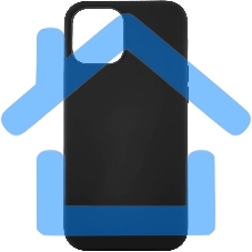 Чехол (клип-кейс) UBEAR Touch Case, для Apple iPhone 12 mini, черный cs61bl54th-i20