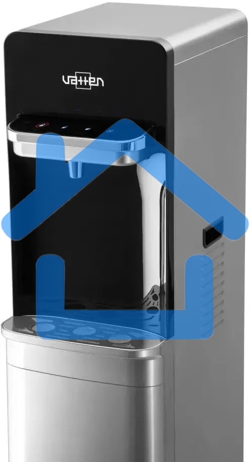 Кулер Vatten L06NK напольный компрессорный серый/черный