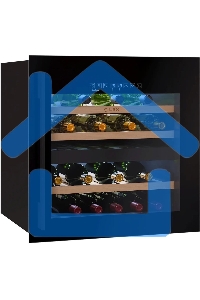 Винный шкаф LEX LWD6036BL dual zone S 1-нокамерн. черный стекло (CHAT500009)