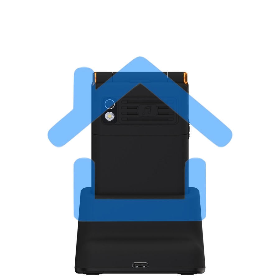 Мобильный телефон Maxvi E11ds черный/золотой