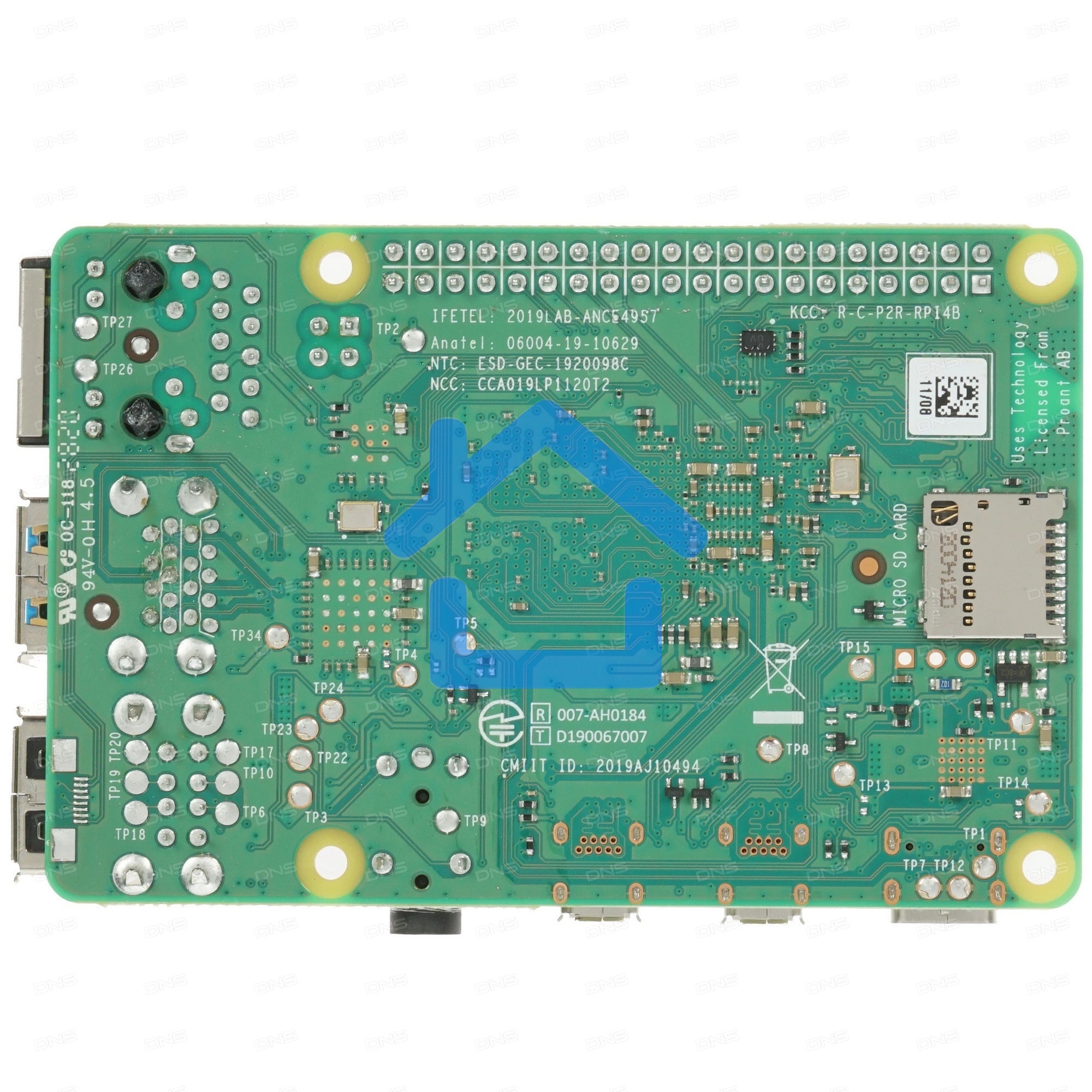 Микрокомпьютер Raspberry Pi 4 Model B 8GB