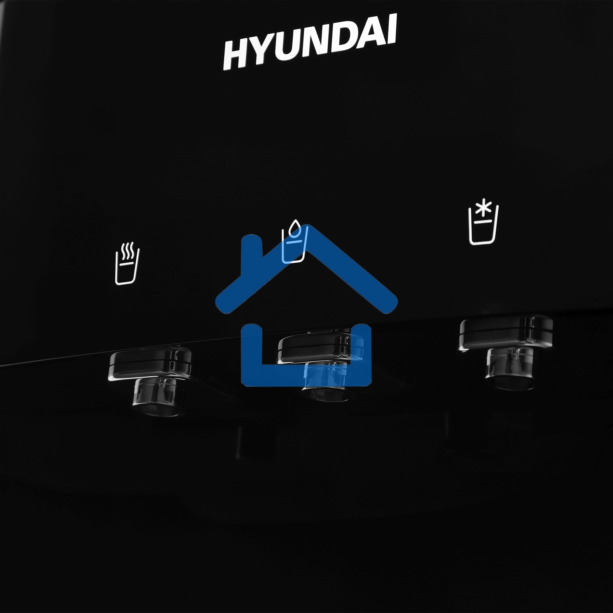 Кулер Hyundai H-WD2155E напольный электронный черный