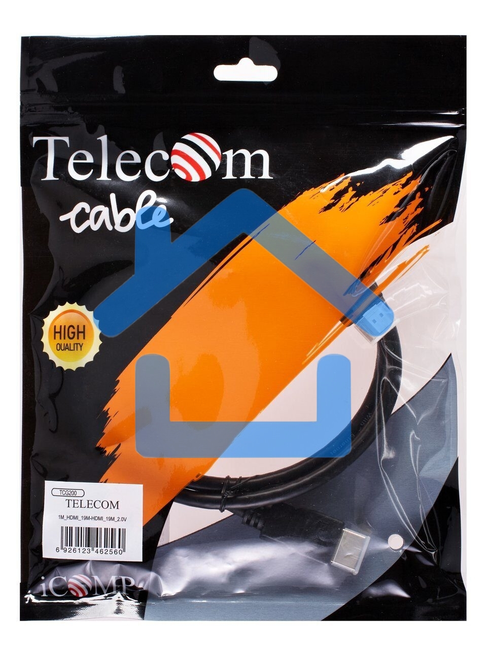 Кабель Telecom HDMI 19M/M ver 2.0,1m <TCG200-1M>