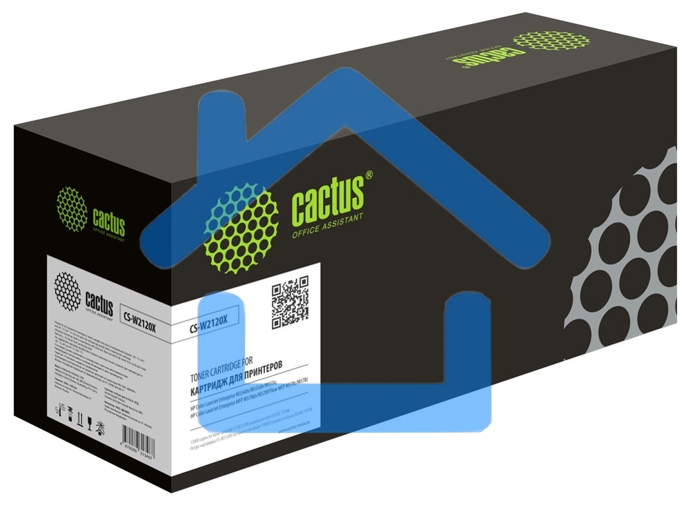 Картридж лазерный Cactus CS-W2120X (212X) черный (13000 стр.) для HP Color LJ M554/M555/578 Enterprise