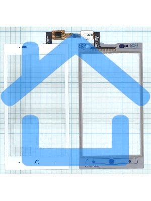 Сенсорное стекло (тачскрин) для ZTE V830 (Blade G Lux), белое