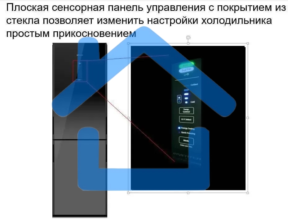 Холодильник Hitachi R-BG410PUC6X GBK черный двухкамерный 215/105л морозилка снизу, No Frost