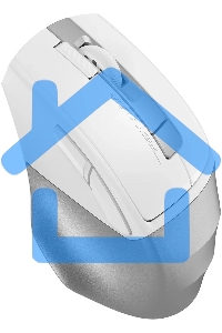 Мышь беспроводная A4Tech Fstyler FG45CS Air2 белый/серебристый, 2000 dpi, радиоканал, USB, кнопки - 7