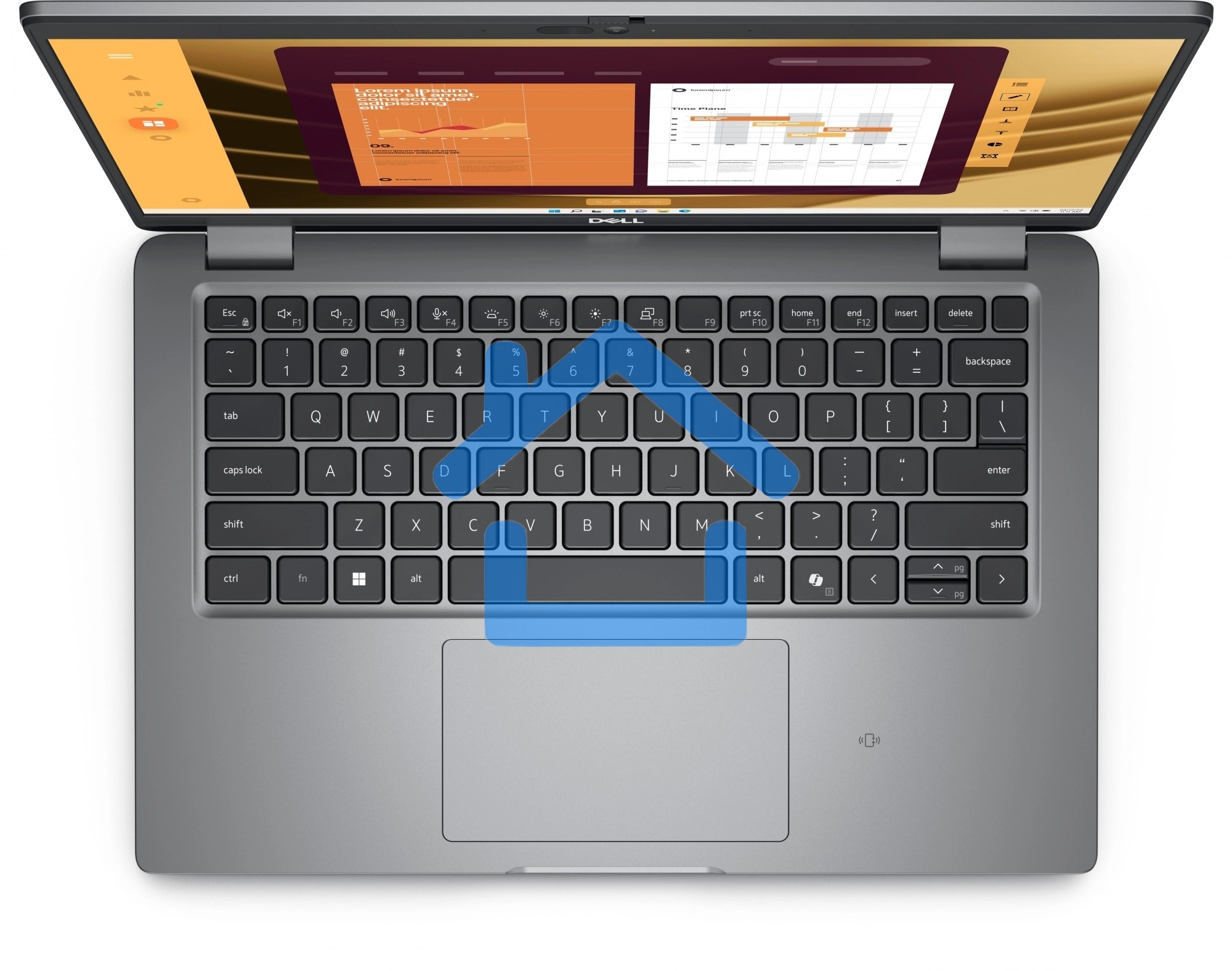 Ноутбук Dell Latitude 5450 черный 5450-7560 Core Ultra 5 155U 16Gb SSD 512Gb Intel Arc 14