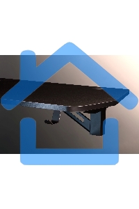 Стол игровой Cactus CS-GMD-BK-RGB столешница МДФ, черный каркас черный 136x60x75см