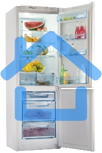 Холодильник Pozis RK FNF-170 белый глянц. двухкамерный 220/94 л морозилка снизу