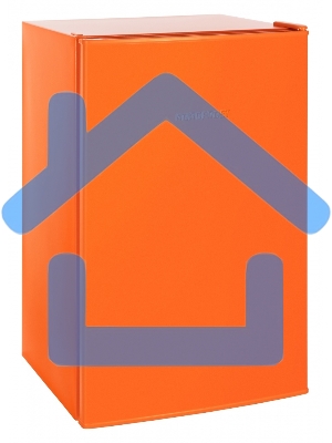 Холодильник Nordfrost NR 403 OR оранжевый однокамерный 100/11л морозилка сверху, ручная разморозка