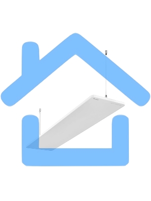 Обогреватель инфракрасный Ballu BIH-GSW-1.0 белый, 1000 Вт, 20 м2