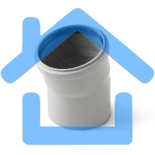 Отвод (полипропилен) 50x15град.