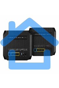 Маршрутизатор ASUS GT6/UK/13/P EU UK /черный-2-PK(90IG07F0-MU9A20 )