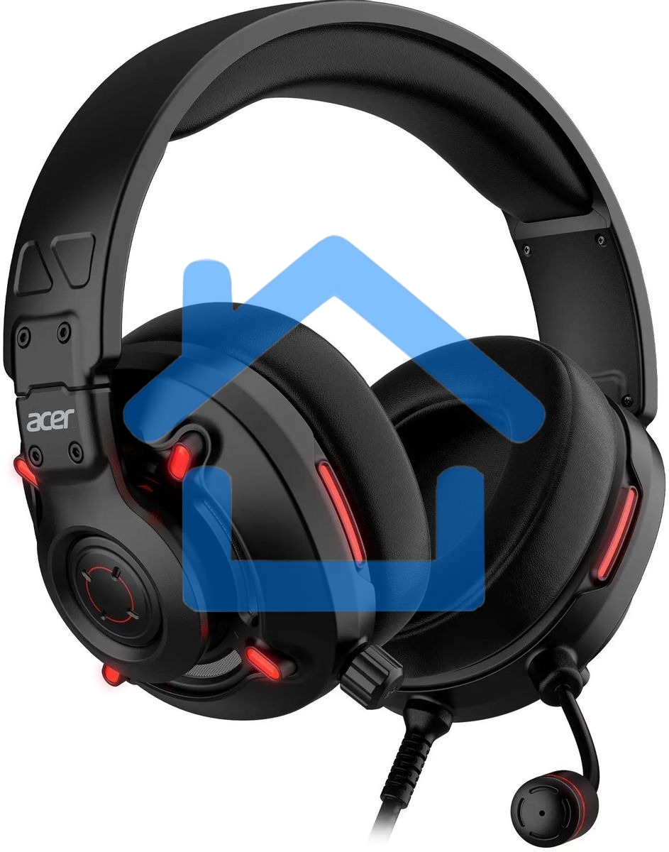 Наушники с микрофоном мониторные оголовье Acer Nitro OHW306 черный ZL.HDSEE.00E