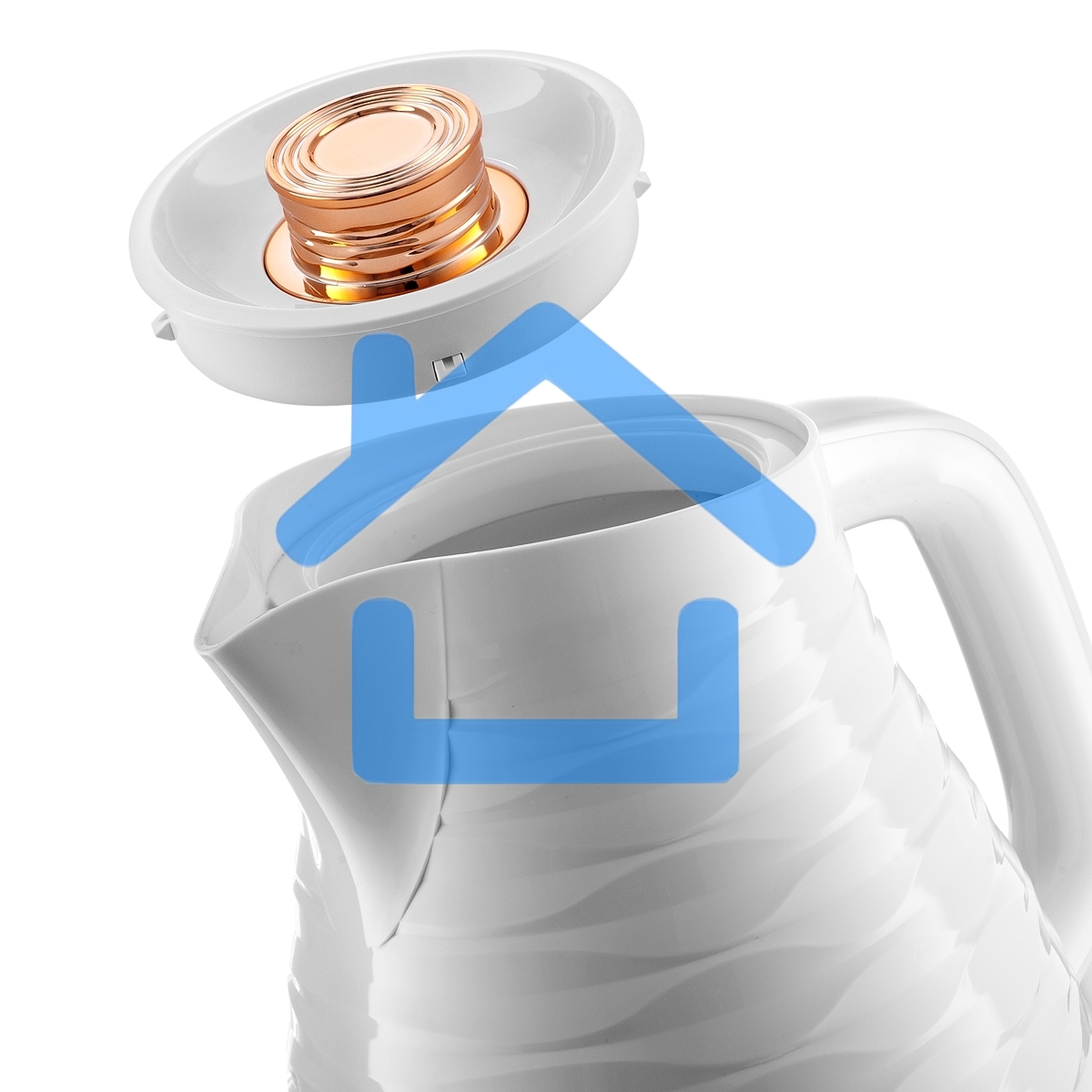 Чайник электрический BRAYER BR1057WH белый, 2200 Вт, 1,7 л