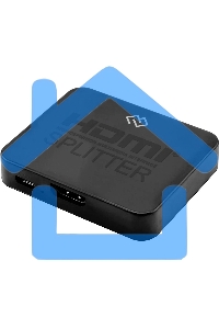 Сплиттер аудио-видео Digma DHSP-v1.4x2PS HDMI (f)/2хHDMI (f) черный