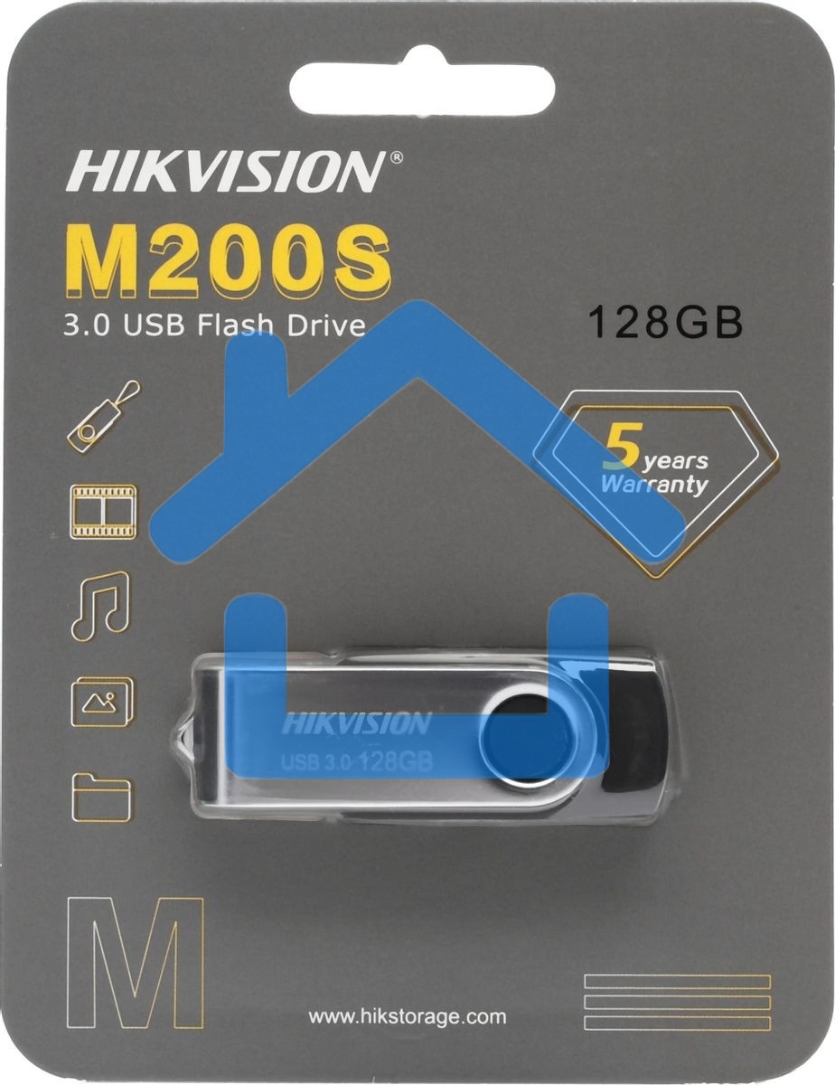 Флешка USB R/W 128Gb Hikvision Flash USB Drive USB 3.0 (ЮСБ брелок для переноса данных) HS-USB-M200S/128G/U3 (070917)