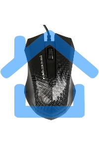 Мышь проводная Nakatomi MON-04U черный, 800 dpi, USB, кнопки - 3