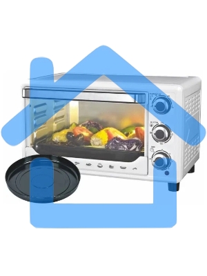 Мини-печь Sakura SA-7000WP 27л, духовка 1500Вт, механ.управление, белый