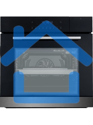 Духовой шкаф-пароварка электрический встраиваемый Graude BMDP 60.1 E черный/серебристый