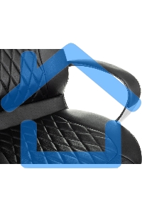 Кресло руководителя Бюрократ _Aura/Black черный, кожа, крестовина полированный алюминий