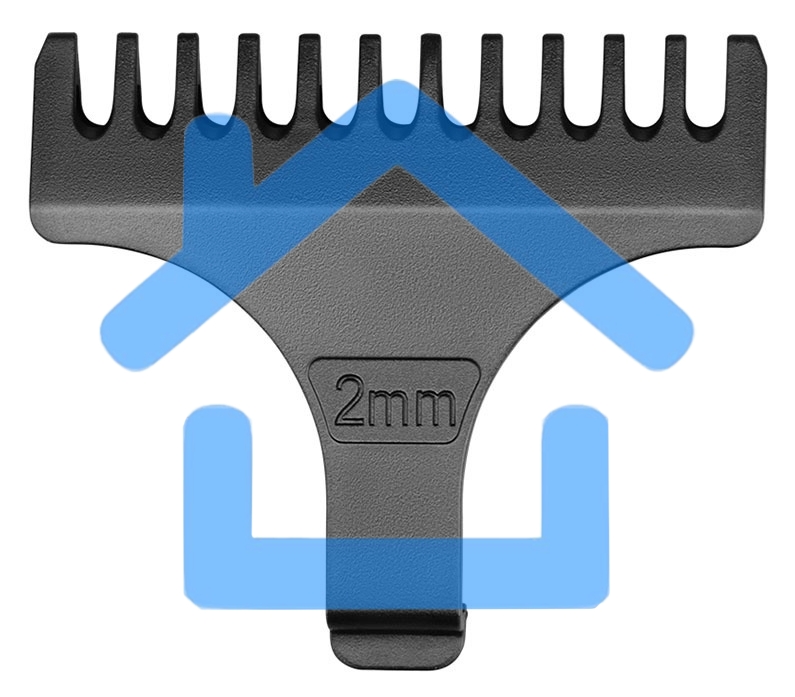 Машинка для стрижки Hyundai H-HC7111 серебристый/черный 3Вт (насадок в компл:3шт)