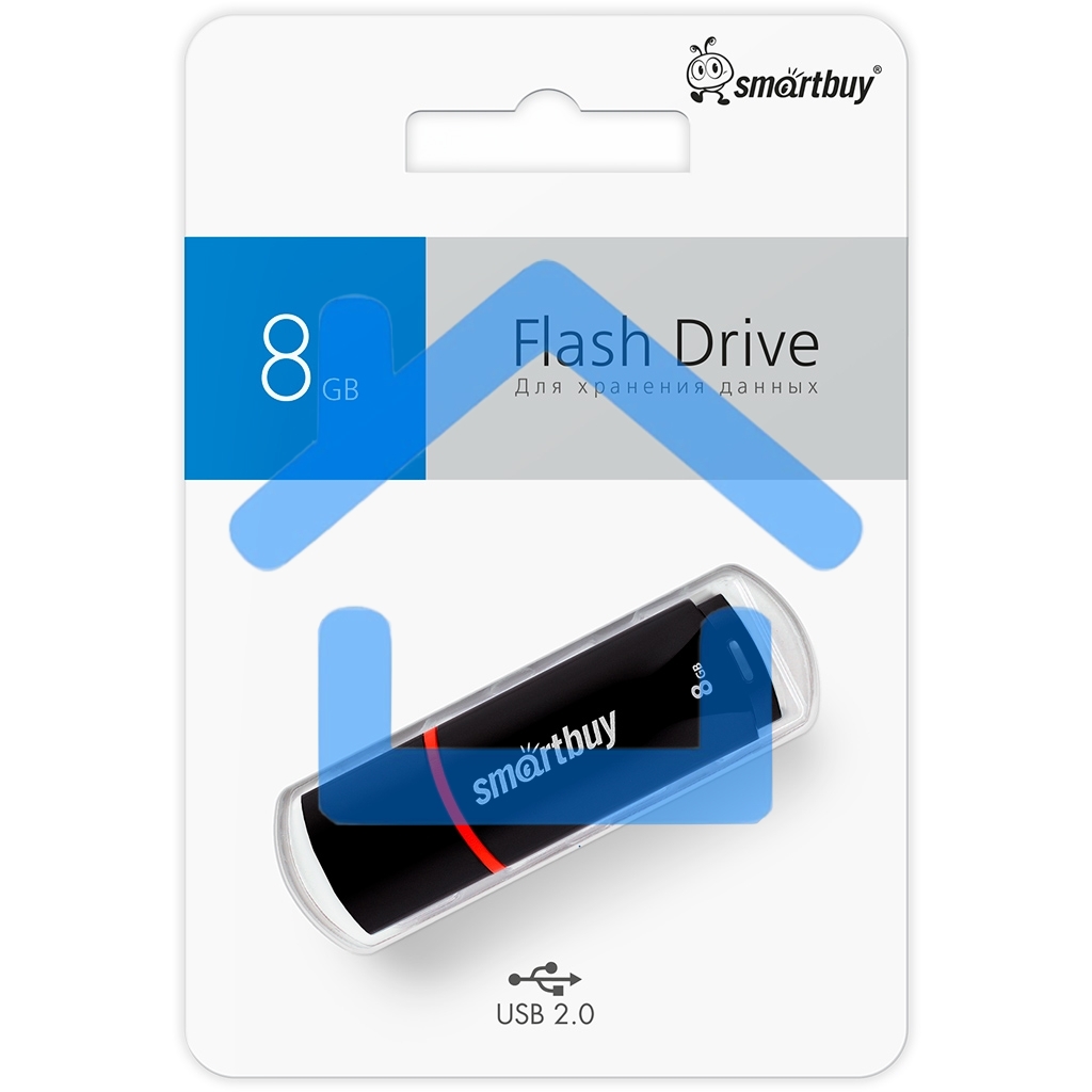 Флешка USB R/W SmartBuy R/W Crown Black SB8GbCRW-K, 8Gb