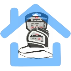 Рулетка Matrix Autostop, 5 м х 19 мм, двухкомпонентный корпус, автоматическая фиксация, PRO