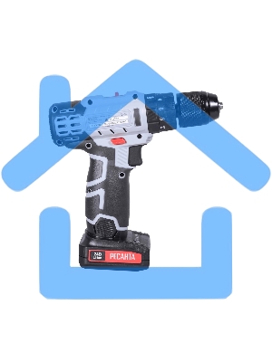 Дрель-шуруповерт Ресанта ДА-24-2ЛК-У 75/14/8, Аккумуляторная, 24В, 2 АКБ, Ударная, Кейс