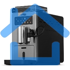 Кофемашина автоматическая BQ CM9003 серебристый/черный, исп. кофе - зерновой, 2 л, 1450 Вт, 15 бар