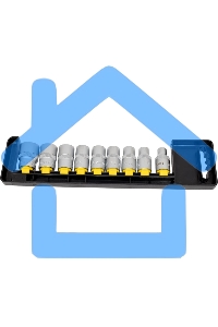Набор головок BERGER BG2039 торцевых 1/2'' spline 9предметов