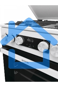 Плита комбинированная Gorenje GK5C42WF-B белый, конфорок 4 газовых, духовка 70 л, 50 см x 85 см x 59.4 см