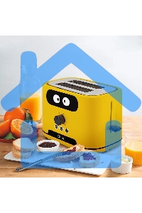 Тостер Kitfort КТ-4093-1 870Вт желтый