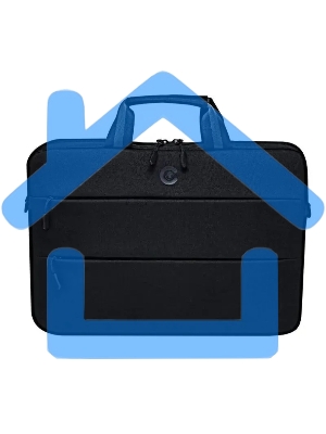 Компьютерная сумка Continent (15,6) CC-212 Black, черный