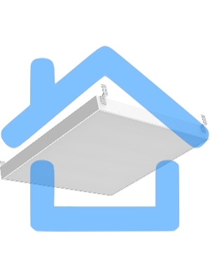 Светильник светодиодный универсальный Gauss LED ДВО 30 Вт MiR 3000 Лм 5000К 588х588х50 мм IP40 Грильято матовый планки