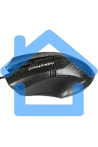 Мышь проводная Nakatomi MON-04U черный, 800 dpi, USB, кнопки - 3