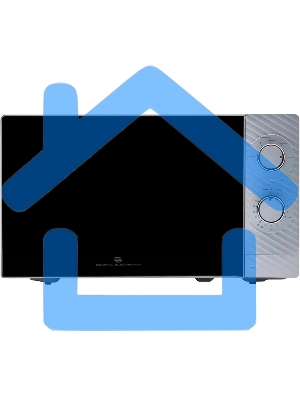 Микроволновая печь General Electronics 20L SOLO серебро GE-MS120S 700W