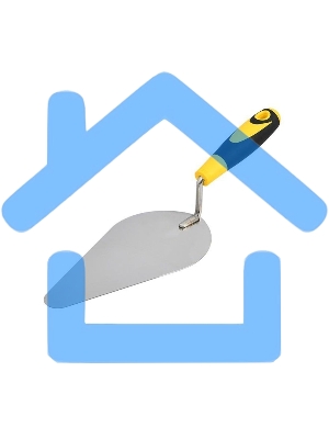 Кельма (мастерок) Deli DL509219 нержавеющая сталь, длина рабочей части 225мм, форма 