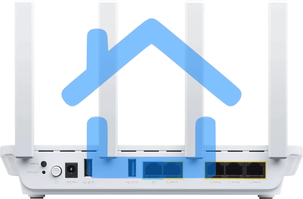 Межсетевой экран Asus EBR63 AX3000 10/100/1000BASE-TX белый