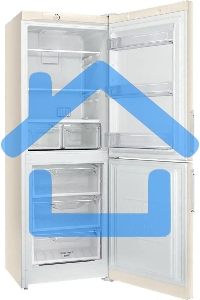 Холодильник Stinol STN 167 E бежевый двухкамерный 184/106 л морозилка снизу