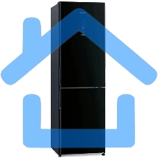 Холодильник Hitachi R-BG410PUC6X GBK черный двухкамерный 215/105л морозилка снизу, No Frost