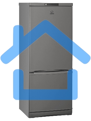 Холодильник Indesit ES 15 GA серебристый двухкамерный 189/54 л морозилка снизу, капельная система