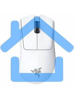 Мышь беспроводная/проводная Razer DeathAdder V3 Pro белый, 30000 dpi, радиоканал, USB, кнопки - 5