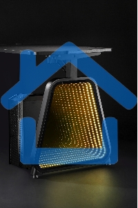 Стол игровой Cactus CS-GMD-BK-RGB столешница МДФ, черный каркас черный 136x60x75см