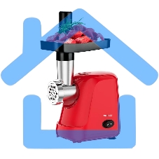 Мясорубка электрическая KELLI KL-5007 красный Мясорубка электрическая KELLI KL-5007 красный