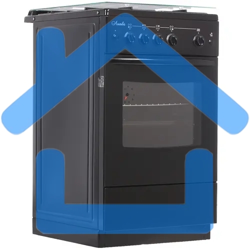 Плита газовая Лысьва ГП 400 М2С -2у черный, конфорок 4 шт, духовка 57 л, 50 см x 84 см x 60 см